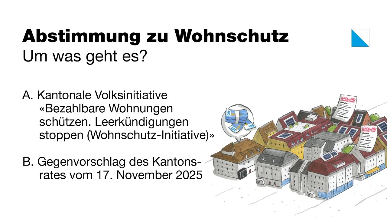 Wohnschutz-Initiative (Abstimmung, 14.06.26, mit Gegenvorschlag)