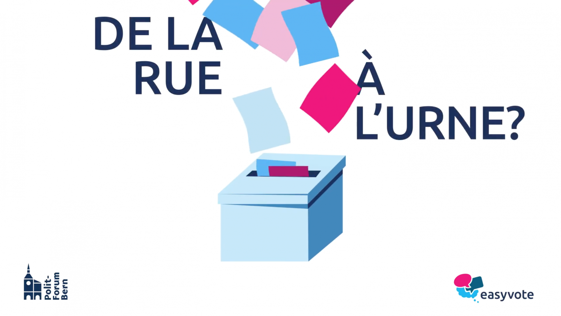 Conférence easyvote 2020: Venez !